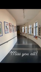 Empty corridor St Dominic's College